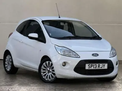 Used Ford Ka Zetec 69 HP (50 kW) 2013 White Hatchback
