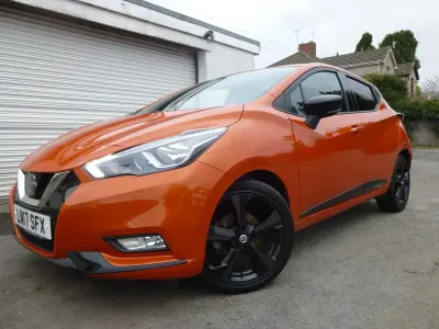 Used Nissan Micra N-Connecta 90 HP (66 kW) 2017 Orange Hatchback