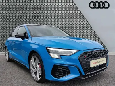 Used Audi S3 Sportback Black Edition 310 HP (228 kW) 2023 Blue Hatchback