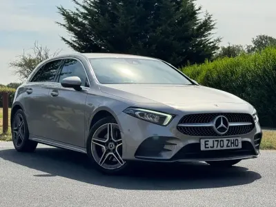Used Mercedes A250 Executive 218 HP (160 kW) 2020 Silver Hatchback