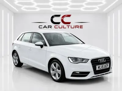 Used Audi A3 Sport 150 HP (110 kW) 2015 White Hatchback