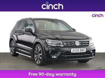 Black Used 2020 VW Tiguan R-line SUV | £20,649 (Good price)
