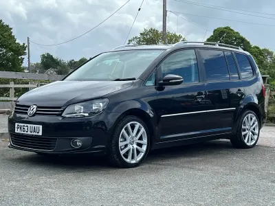 Used VW Touran Sportline 177 HP (130 kW) 2013 Black MPV