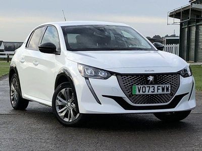 White Used 2023 Peugeot e-208 Allure+ Hatchback | £14,195 (Fair price)