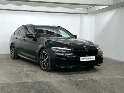 Used BMW 530 M Sport 286 HP (210 kW) 2021 Black Estate