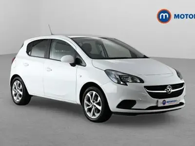Used Vauxhall Corsa Sport 75 HP (55 kW) 2019 White Hatchback