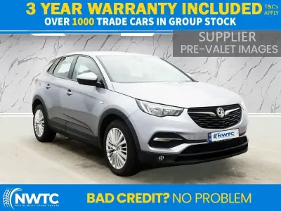Used Vauxhall Grandland X S 130 HP (95 kW) 2018 Grey SUV