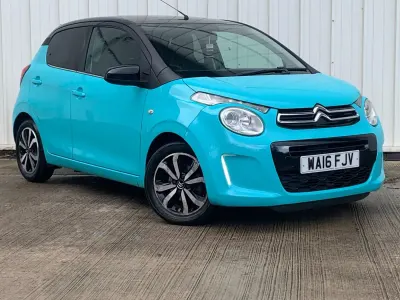 Begagnad Citroën C1 Flair 2016 Blå Halvkombi