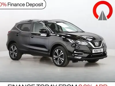 Used Nissan Qashqai N-Connecta 110 HP (80 kW) 2018 Black SUV