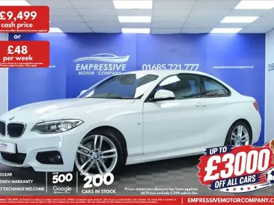 Used BMW 218 M Sport 148 HP (108 kW) 2017 White Coupe