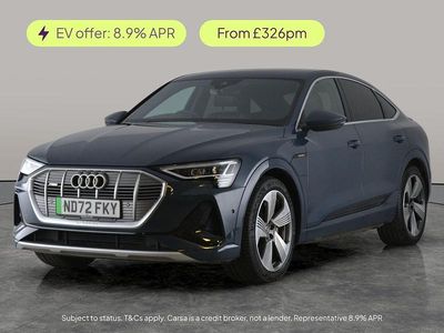 Used Audi e-tron S-Line 300 kW (408 HP) 2022 Blue SUV