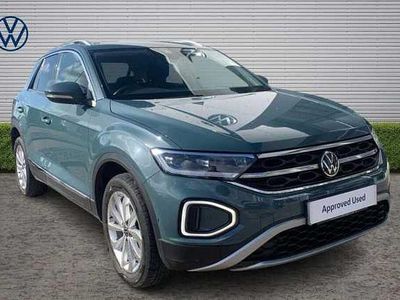 Used VW T-Roc Style 150 HP (110 kW) 2022 Blue SUV