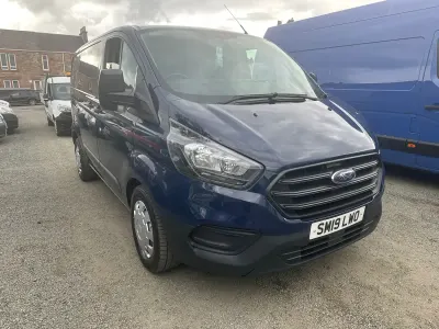 Used Ford Transit Custom 130 HP (95 kW) 2019 Blue Van
