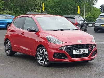 Used Hyundai i10 N Line 100 HP (73 kW) 2021 Red Hatchback