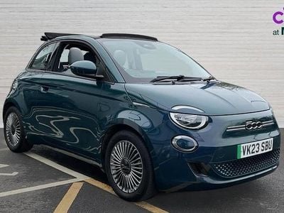 Used Fiat 500e Icon 86 kW (118 HP) 2023 Green Cabriolet
