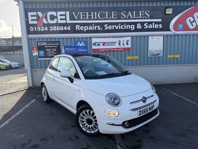 Used Fiat 500 Lounge 69 HP (50 kW) 2017 White Hatchback