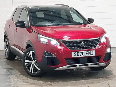Used Peugeot 3008 GT-line 131 HP (96 kW) 2020 Red SUV