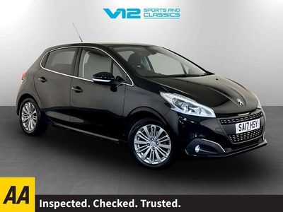 Black Used 2017 Peugeot 208 Allure Hatchback | £6,295 (Fair price)