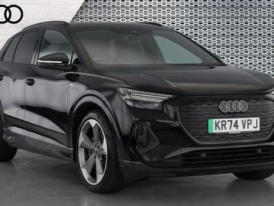 Black Used 2024 Audi Q4 e-tron Black Edition SUV | £34,785 (Fair price)