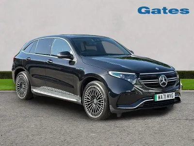 Used Mercedes EQC400 AMG Line Premium 300 kW (408 HP) 2021 Black SUV
