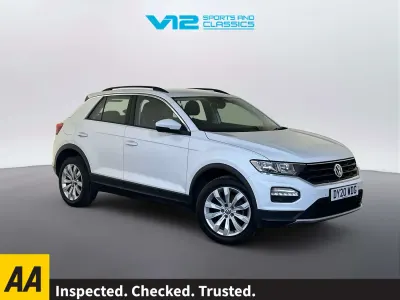 Used VW T-Roc SE 116 HP (85 kW) 2020 White SUV