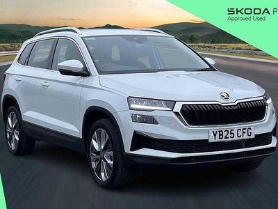 New Skoda Karoq SE L 110 HP (80 kW) 2025 Moon white metallic SUV