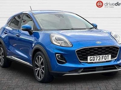 Used Ford Puma Titanium 125 HP (91 kW) 2023 Blue Hatchback