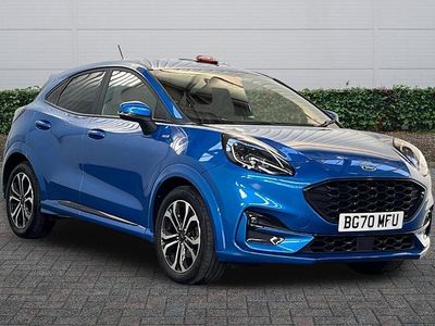 Blue Used 2020 Ford Puma ST-Line Hatchback | £12,490 (Fair price)
