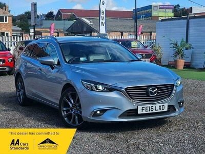 Begagnad Mazda 6 Inclusive 175 HK (128 kW) 2016 Silver Kombi