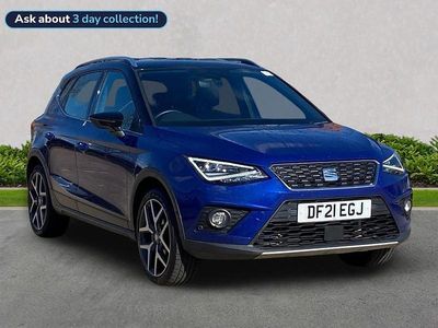 Used Seat Arona XCELLENCE Lux 110 HP (80 kW) 2021 Blue SUV