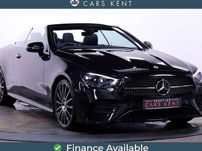 Used Mercedes E220 AMG line 194 HP (142 kW) 2021 Black Cabriolet