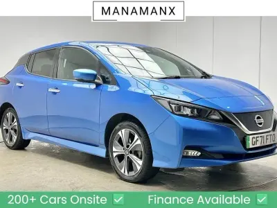 Used Nissan Leaf Tekna 160 kW (218 HP) 2021 Blue Hatchback