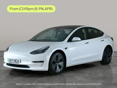 Used Tesla Model 3 Long Range AWD 366 kW (498 HP) 2021 White Sedan