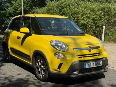 Used Fiat 500L Trekking 85 HP (62 kW) 2014 Yellow MPV