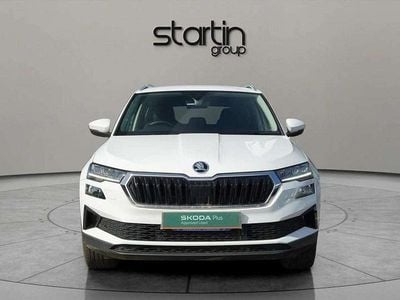 Used Skoda Karoq SE L 150 HP (110 kW) 2024 Moon white metallic SUV