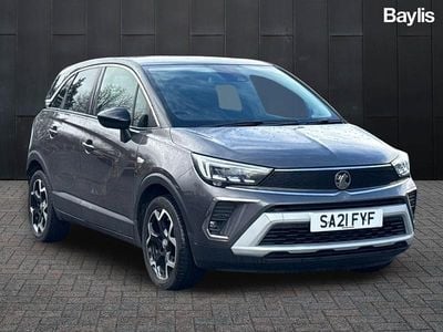 Used Vauxhall Crossland Elite 110 HP (80 kW) 2021 Grey SUV
