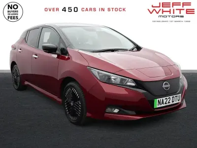 Used Nissan Leaf N-Connecta 160 kW (218 HP) 2022 Red Hatchback