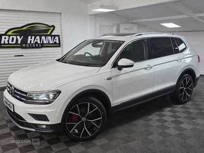 White Used 2018 VW Tiguan Allspace SEL SUV | £19,450 (Fair price)