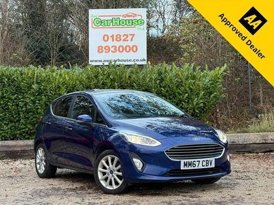 Blue Used 2018 Ford Fiesta Titanium Hatchback | £7,799 (Fair price)