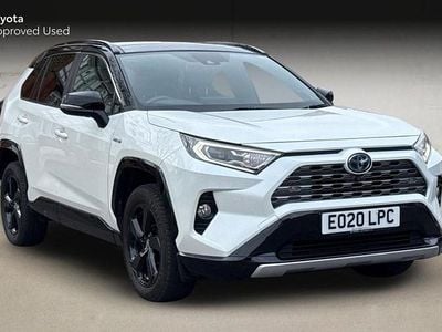 Used Toyota RAV4 Hybrid 2020 White SUV