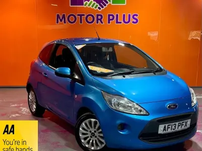 Used Ford Ka Zetec 69 HP (50 kW) 2013 Blue Hatchback