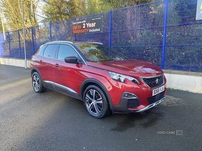 Red Used 2018 Peugeot 3008 GT-line Hatchback | £11,990 (Fair price)