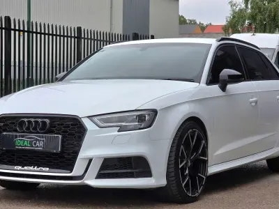 Used Audi S3 Sportback Black Edition 2019 White Hatchback