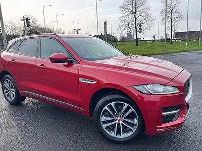 Used Jaguar F-Pace R-Sport 163 HP (119 kW) 2017 Red SUV