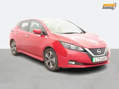 Used Nissan Leaf N-Connecta 110 kW (150 HP) 2021 Red Hatchback