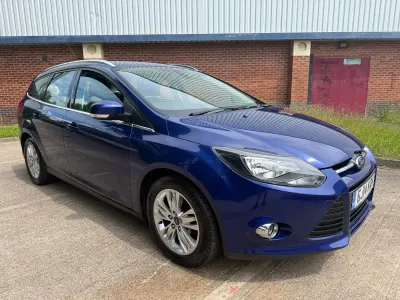 Used Ford Focus Titanium 125 HP (91 kW) 2014 Blue Estate