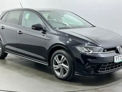 Used VW Polo R-line 95 HP (69 kW) 2022 Black Hatchback