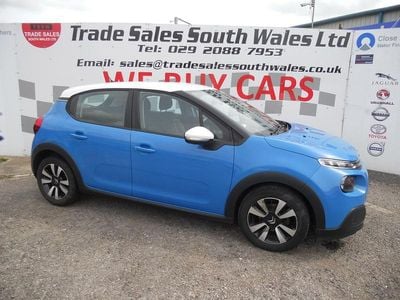 Used Citroën C3 Feel 2018 Blue Hatchback
