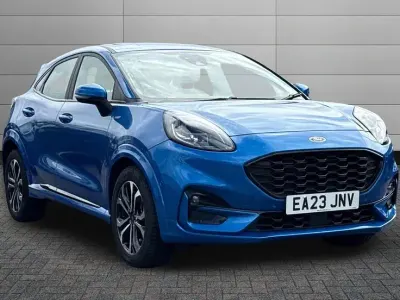 Used Ford Puma ST-Line 125 HP (91 kW) 2023 Desert island blue SUV