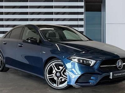 Used Mercedes A180 AMG Line Premium Plus 136 HP (100 kW) 2022 Blue Sedan